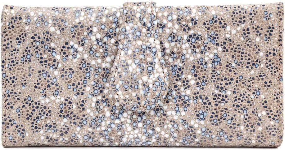 CoFi Mila Trifold Wallet - Handmade Genuine Full Grain Leather - Womens Clutch Wallet - Many Unique Patterns