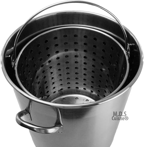 Miniatura 6 de Cesta de colador de olla 36QT Heavy Commercial Acero inoxidable Duty Olla al aire libre
