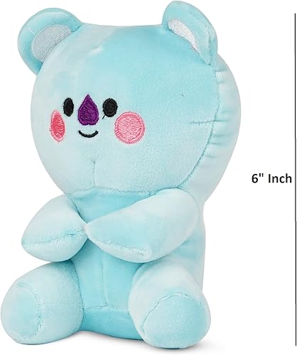 Miniatura 3 de BTS Bt21 - Paquete de 6 juguetes de peluche, adorables peluches para fanáticos de todas las edades, juego completo coleccionable con tus miembros