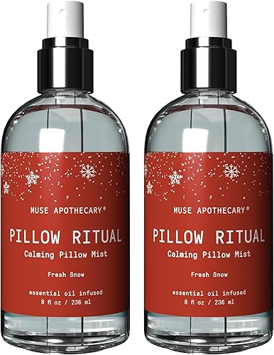 Miniatura 19 de Muse Apothecary Pillow Ritual - Rocío aromático, calmante y relajante para almohada, spray para ropa de cama y telas - Infundido con aceites