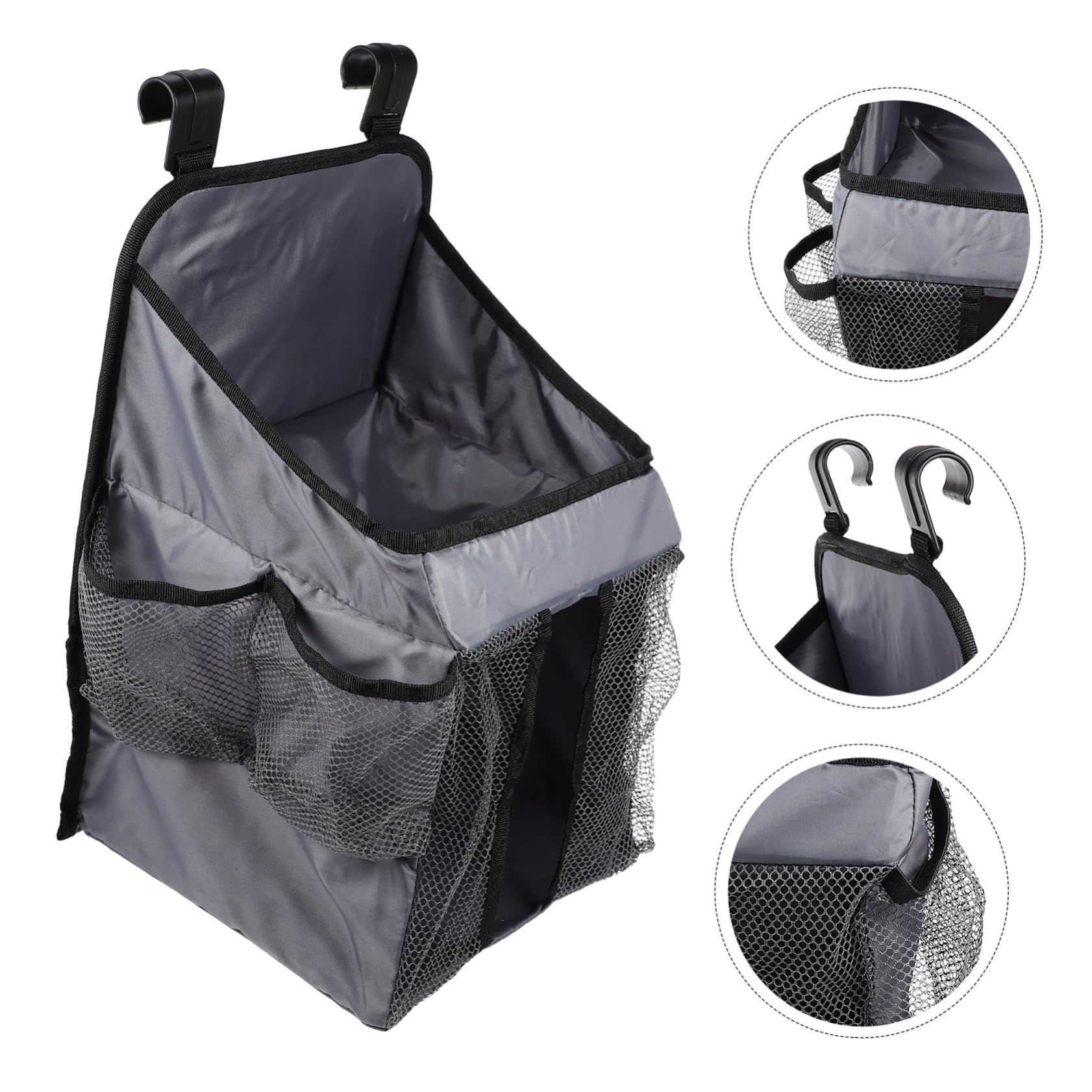 Toddmomy Faltbarer Wickel Organizer mit Großen Fächern Hängender Windel Aufbewahrungsbeutel für Wickeltisch Multifunktionale Windeltasche mit Netzfront Praktisch für Reise und Zuhause