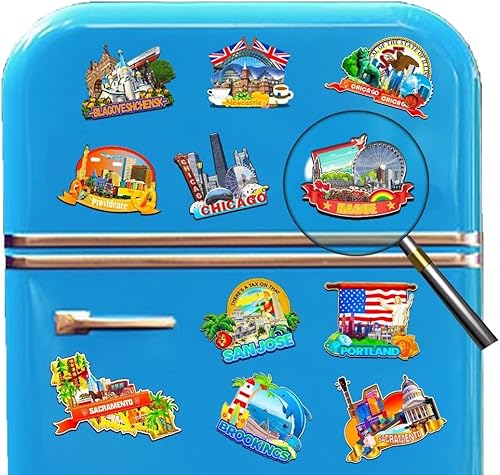 Miniatura 4 de Imán de la Haya Países Bajos para nevera de madera 3D Monumentos de viaje coleccionables, recuerdos decorativos hechos a mano -4031