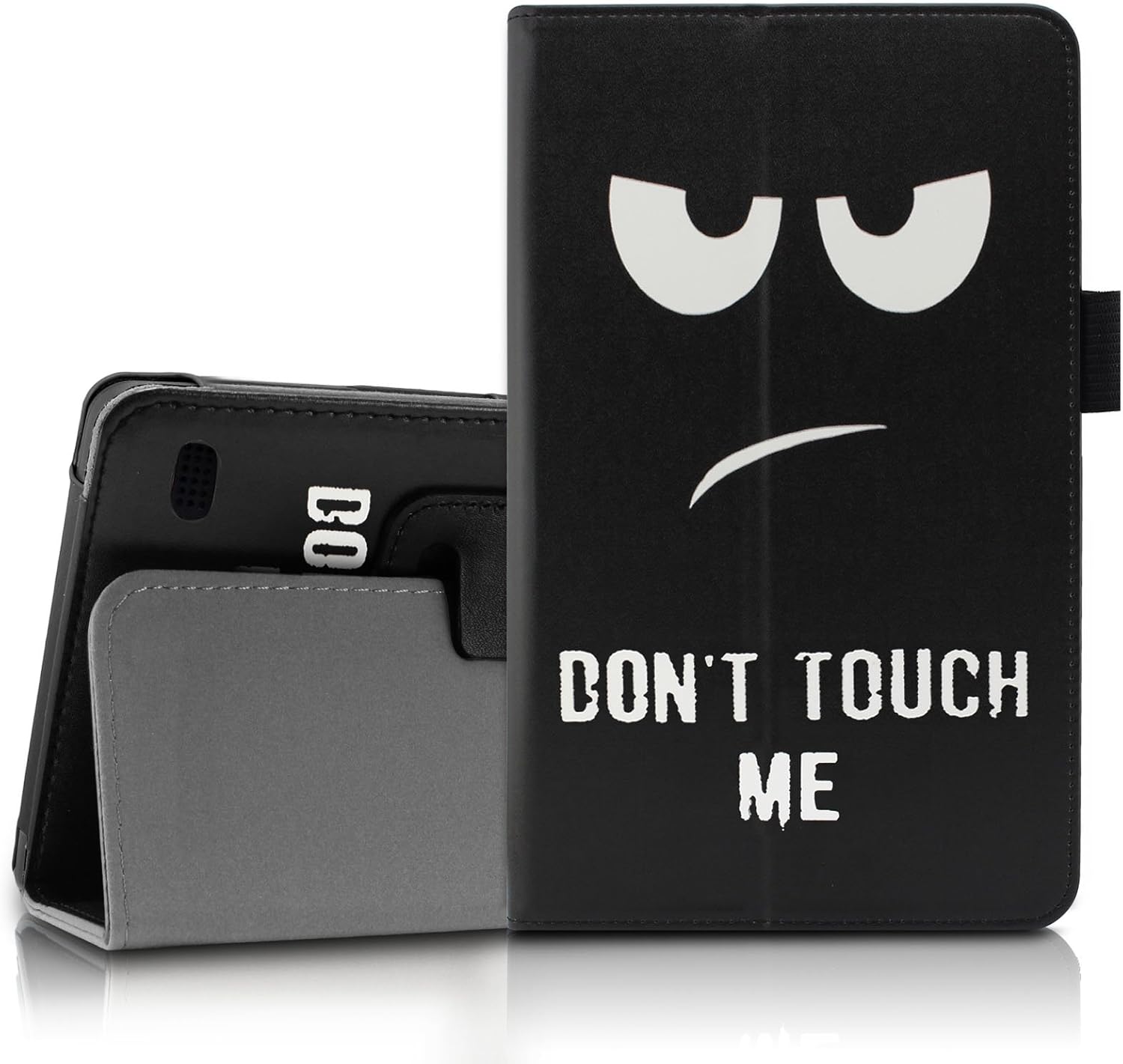 Infiland All-New Fire 7 2017 / Fire 7 2015 Case - Premium PU Leather Folio Stand Cover Case for All-New Fire 7 Tablet (7th Gen, 2017 Release) / Fire 7 (5th Gen, 2015 Release), Not Touch