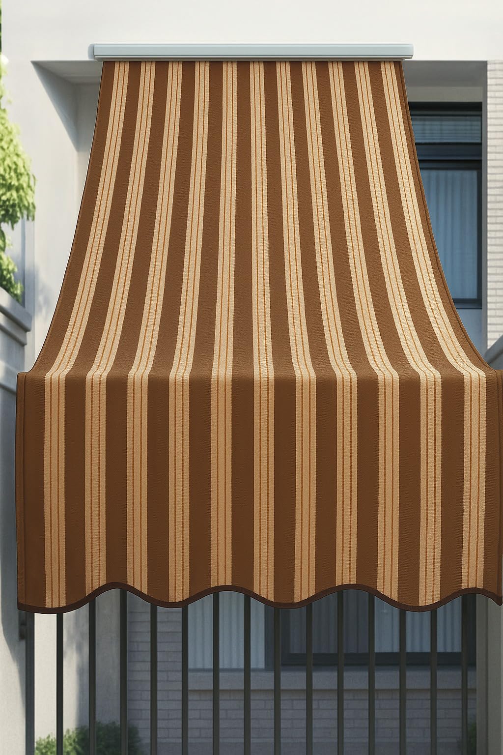 Tende Con Anelli Tenda Da Sole Per Balcone 280x300cm Verde A