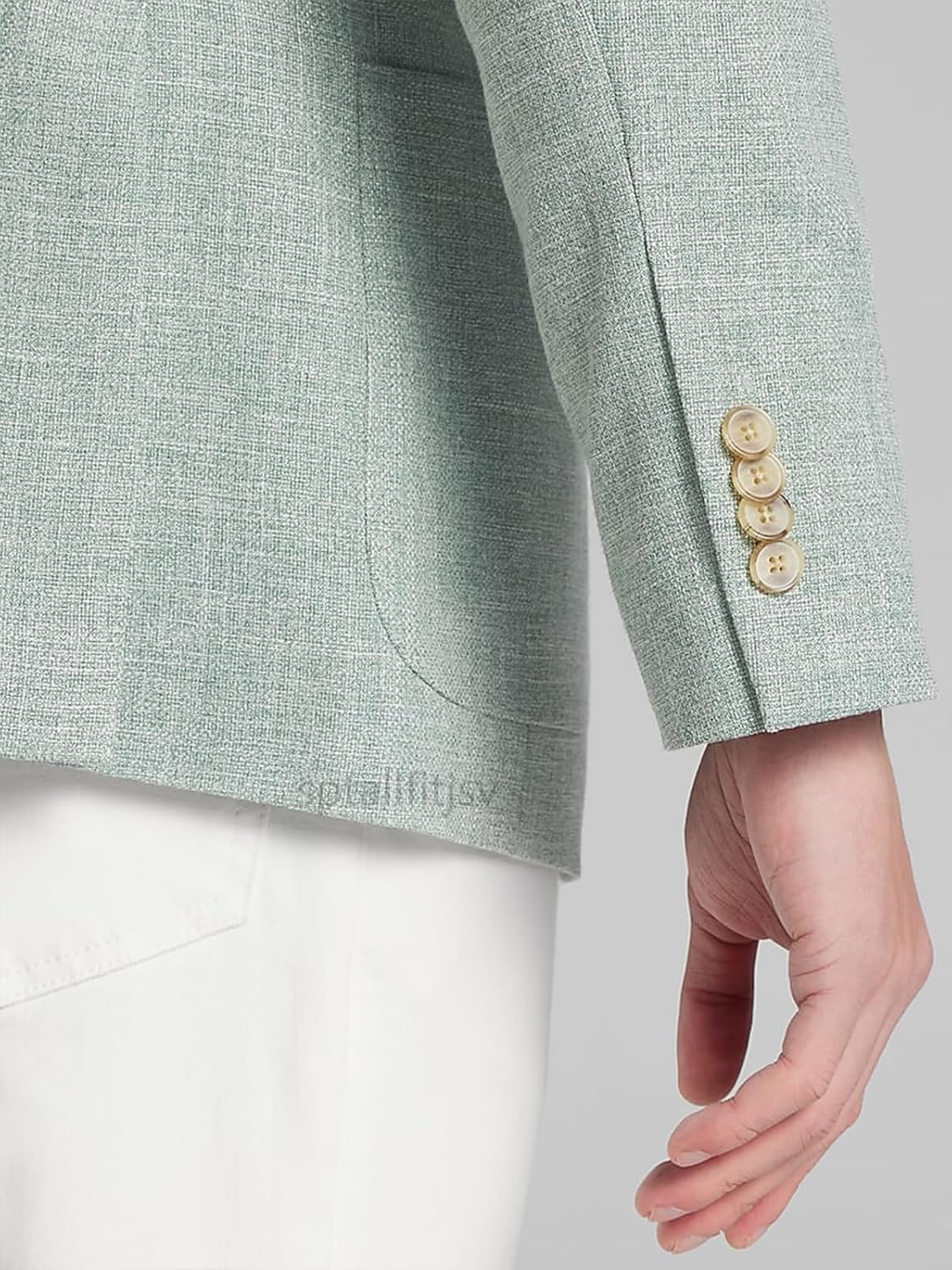 Textured Blazer for Men Regular Fit Summer Jacket Men Lightweight Wedding Business Party Outfits Two Button