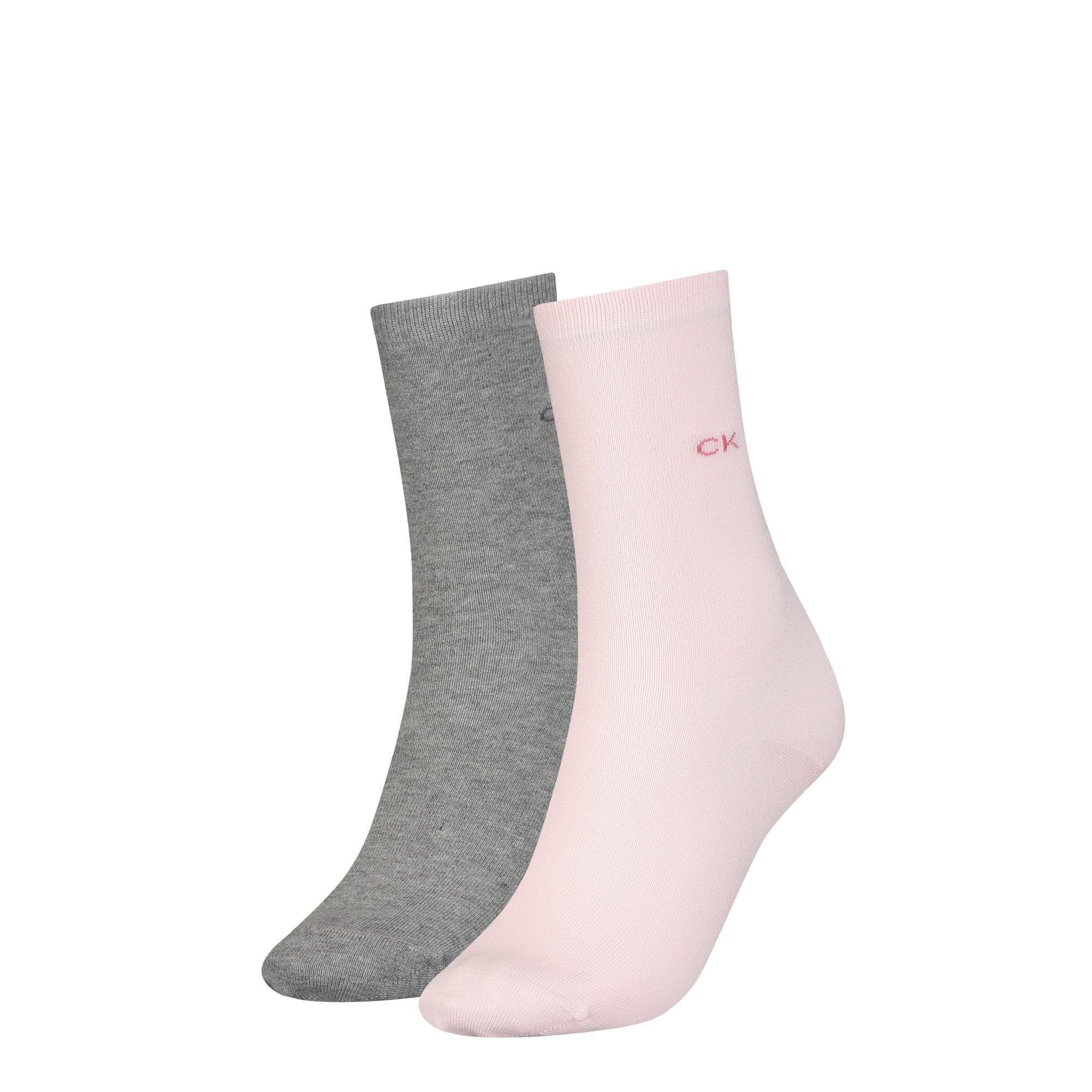 Calvin Klein Set of two pairs of women's socks in pink and gray Calvin Kle - Ladies