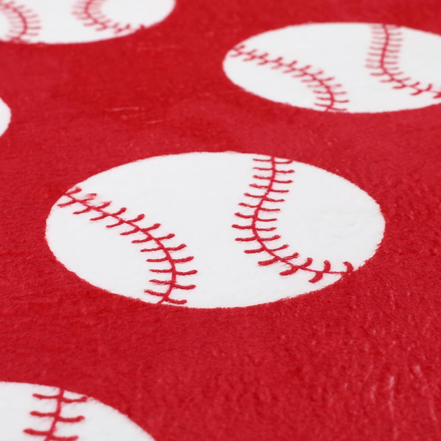 Baseball Blanket Round Double Sided Pattern Throw Gift Soft Flannel Circle Ball Blankets for Birthday Graduation Christmas Thanksgiving and Baseballs Game 59 inches