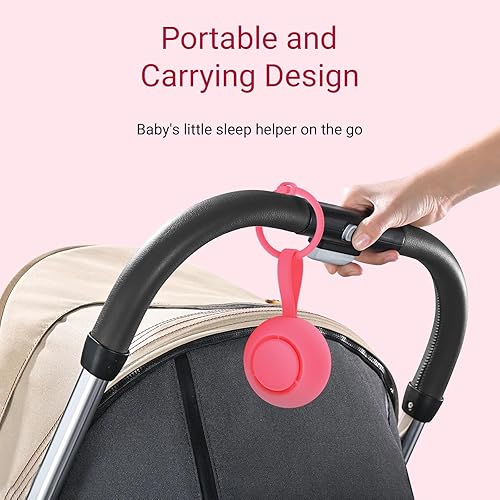 Miniatura 5 de Máquina de sonido portátil para bebés ruido blanco para bebés, niños y adultos Duerme tranquilo 12 sonidos relajantes 15 horas de duración de la