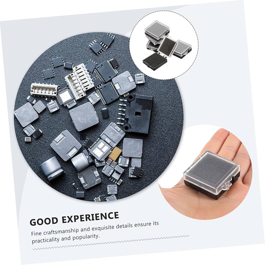 Amazon.co.jp: MOLUCKFU 帯電防止ICチップ収納ボックス 電子部品