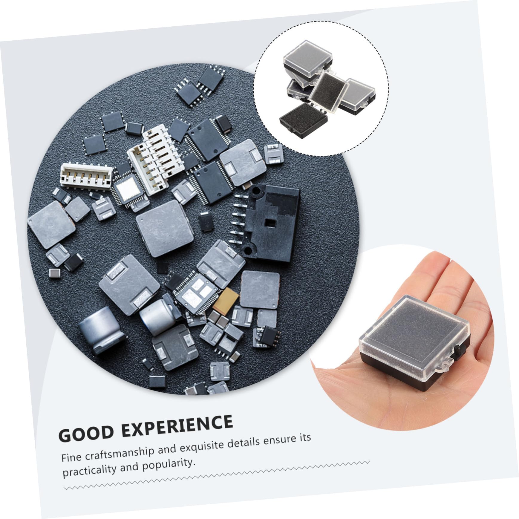 Amazon.co.jp: MOLUCKFU 帯電防止ICチップ収納ボックス 電子部品を整理