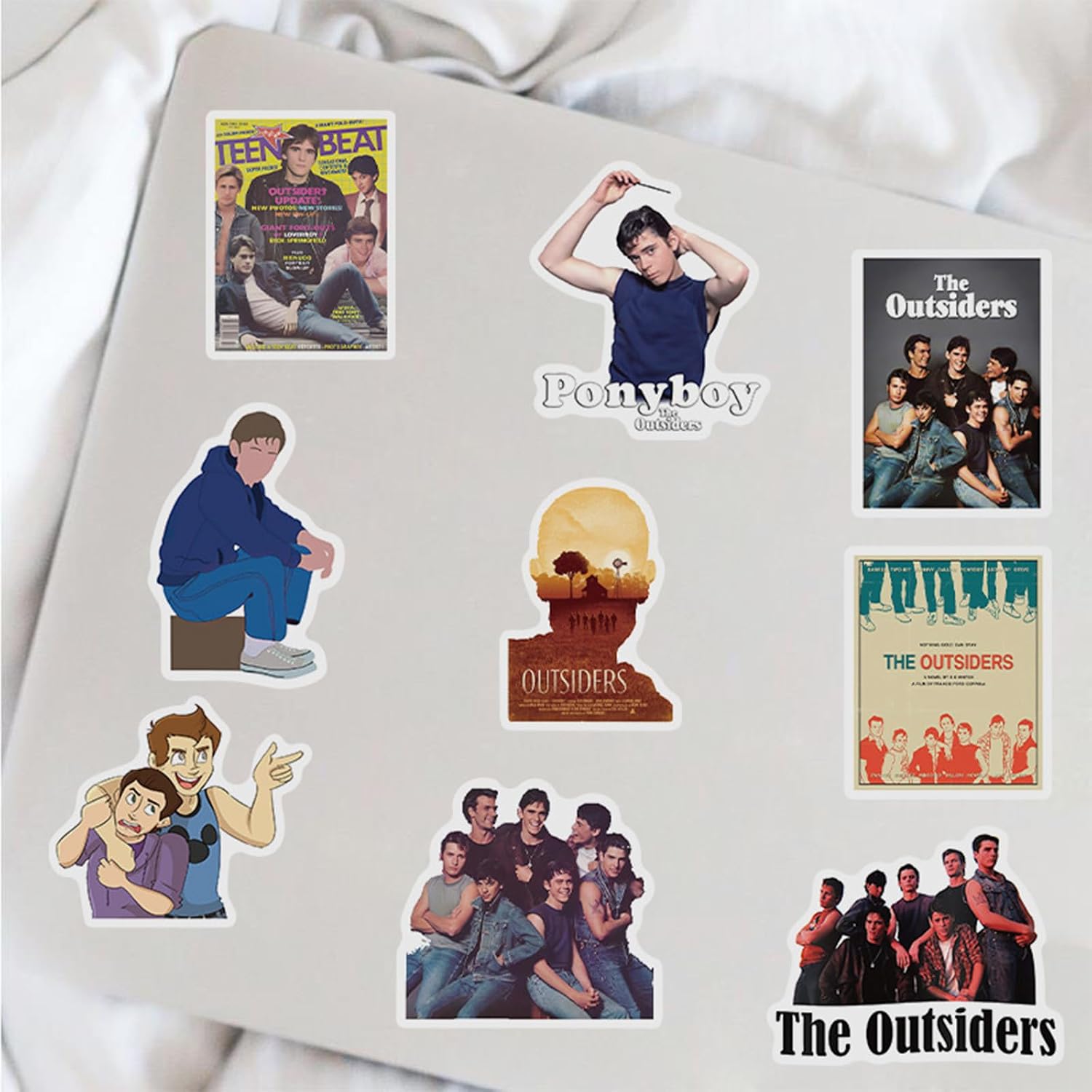 50PCS The Outsiders Vinyl Stickers for Phones,Water Bottles. image 5