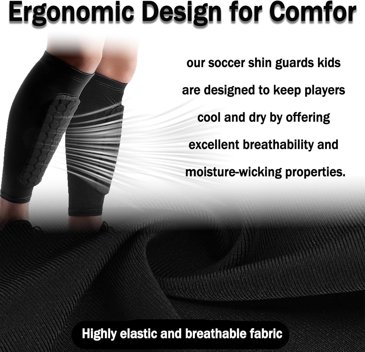 Shin Guards Kids, Shin Guards Soccer Kids 6-8/10-12
