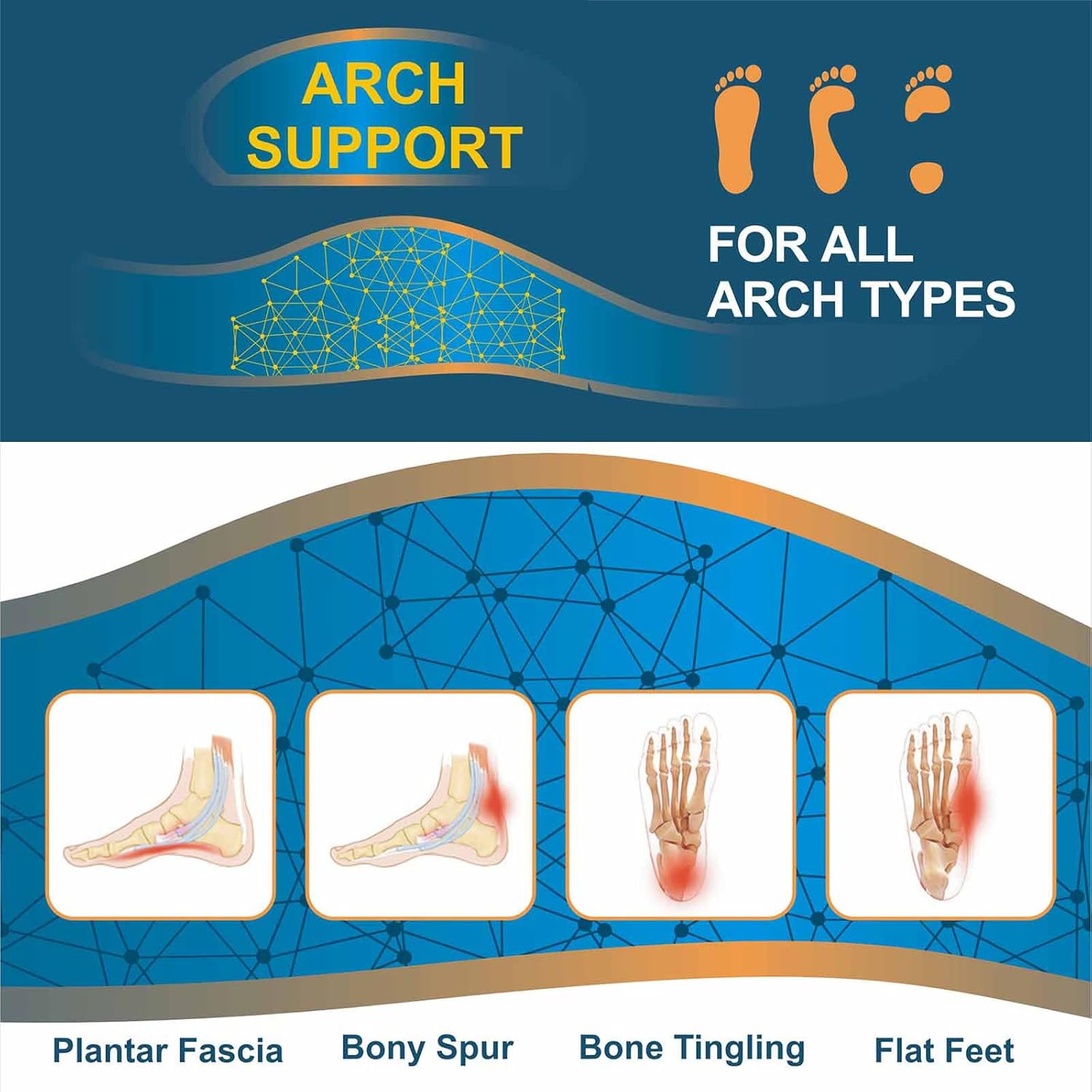 MEGNYA Mens Orthopedic Flip Flops for Plantar Fasciitis, Athletic Toe-Post Sandals with Arch Support, Comfort Walking Thong Slippers for Sport Exercise Activities - Image 5