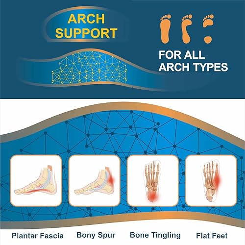 Miniatura 5 de MEGNYA Sandalias ortopédicas para hombre para fascitis plantar, sandalias atléticas con soporte para el arco, cómodas pantuflas para caminar para
