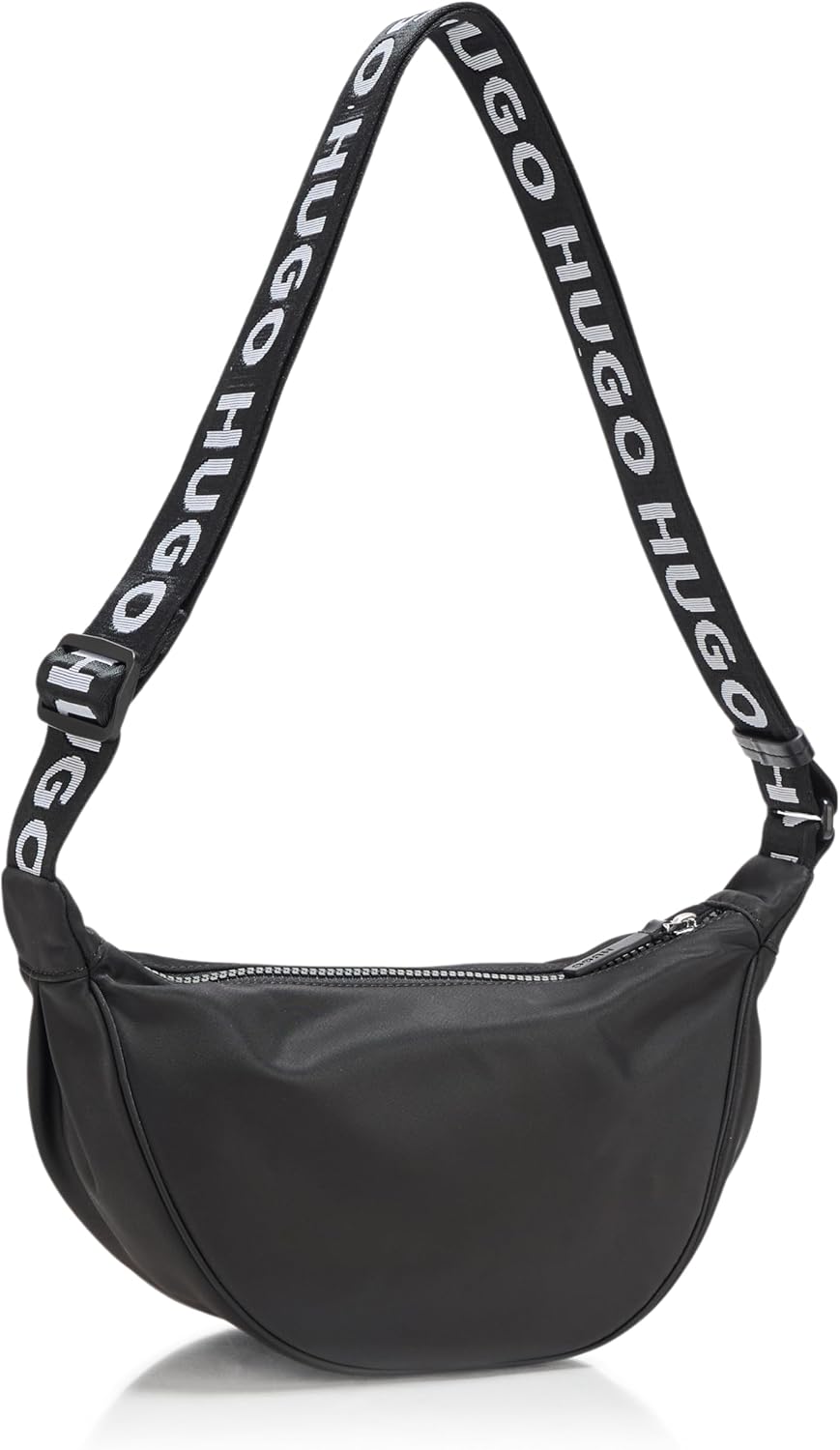 HUGO Women's Repeat Logo Strap Crossbody Bag