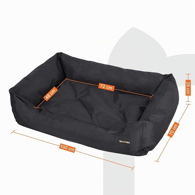 Foto 4 de 7 de FEANDREA Cama Cómoda para Mascotas, Casa para Perros, Sofá para Perros, 100 x 70 cm PGW28H
