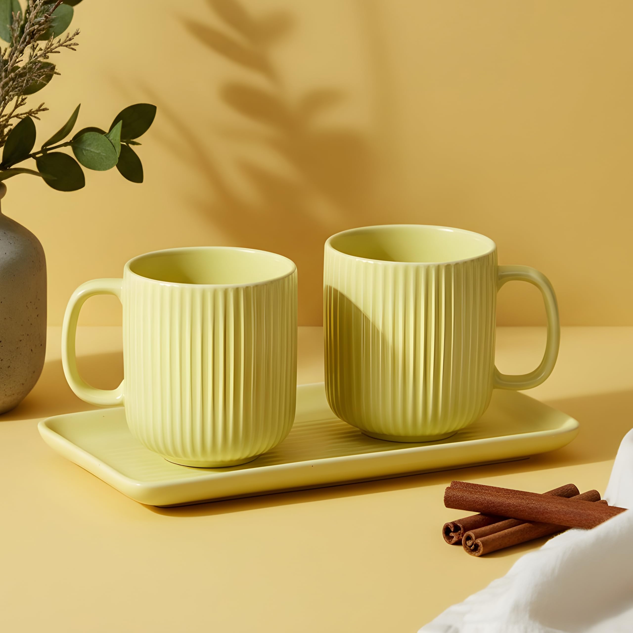 CRAF10 SkyBlue Ceramic Coffee Mugs - Set of 2 -15