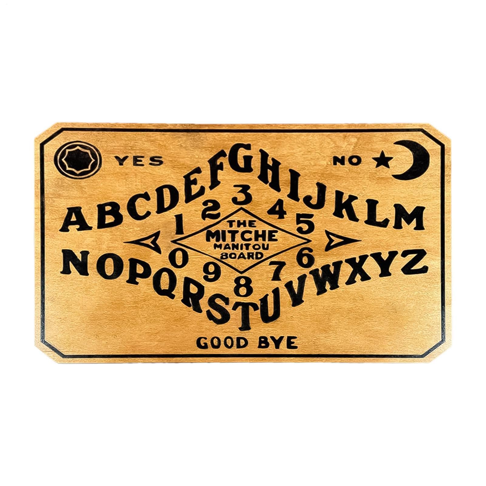 Planche Ouija En Bois De Divination Noire 30,5 Cm - Pendule, Lettres, Chiffres, Pour Séances Spirituelles Et Voyance