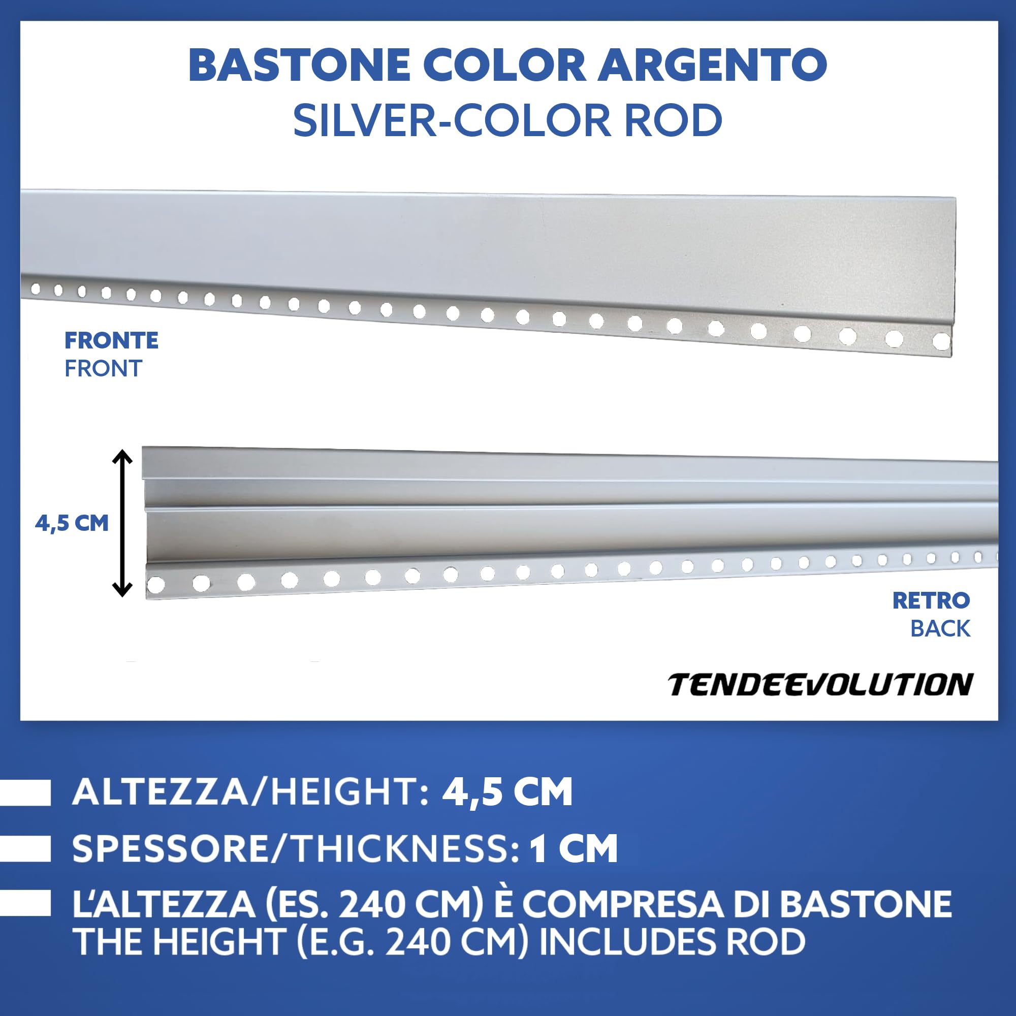 Tenda Antimosche per Porta Finestra a Catena in Alluminio, Personalizzabile per Misura e Colori, Tenda per Mosche a catena da Esterno per Porte, Finestre, Balconi e Verande (ARGENTO, 80 X 200)