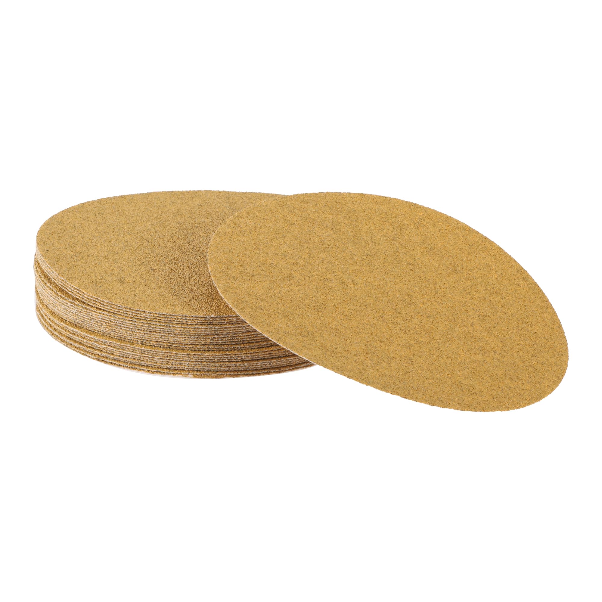 A ABSOPRO Sanding Discs 9 Inch 40 Grit Round Hook and Loop Sandpaper Kraft Paper Yellow 25 Pcs, 225mm/9"