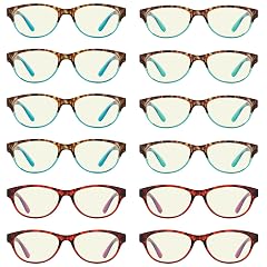 Eyekepper Spring Hinges UV Protection Anti Glare Anti Blue Rays Scratch Resistant Lens Computer Reading Glasses