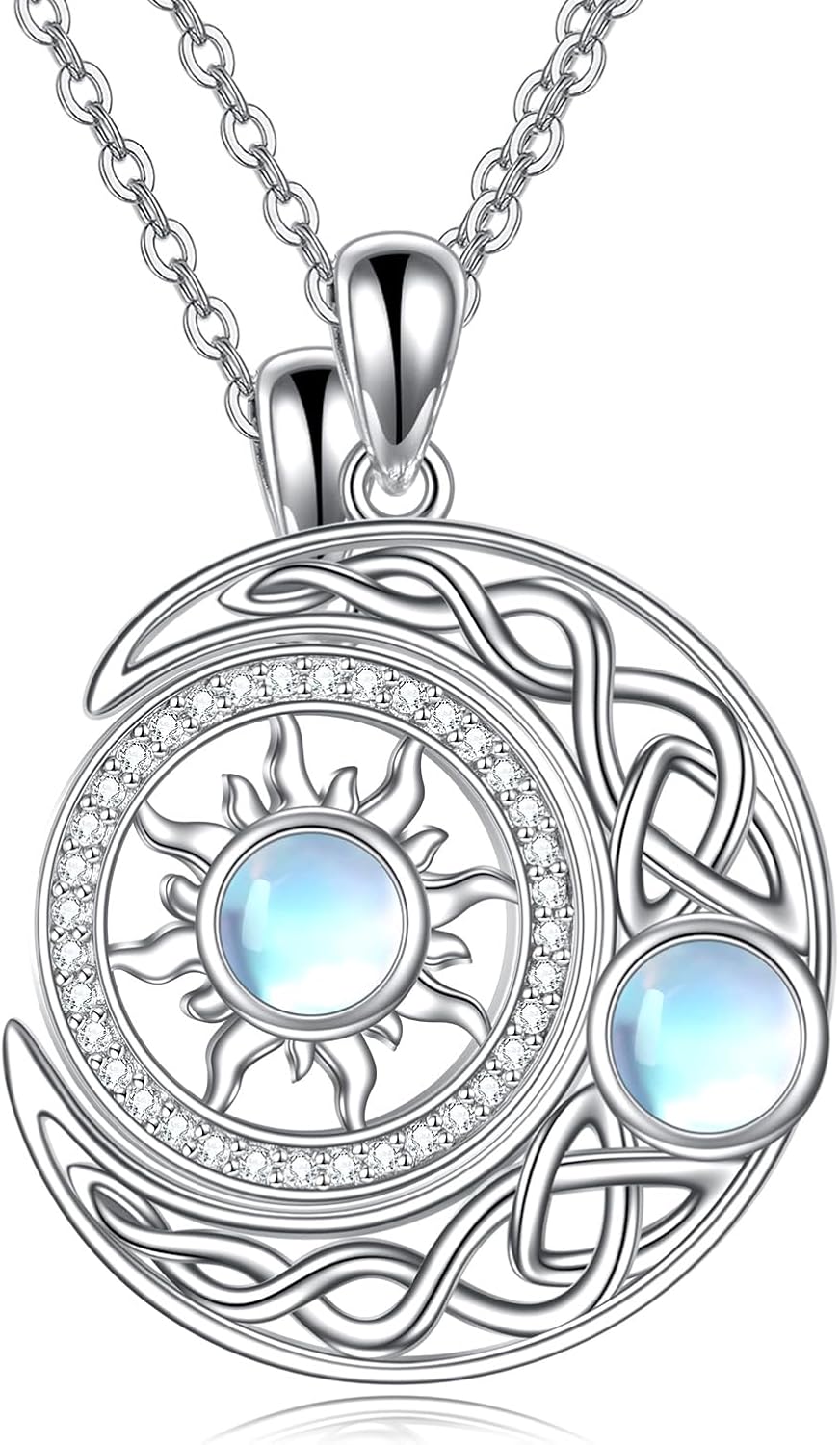 VONALA BFF Necklace Mother Daughter Heart Necklace Sunflower Butterfly Pendant Elephant Dolphin Necklace Best Friend Friendship Necklace Set of 2 Birthday Day Gifts for Her