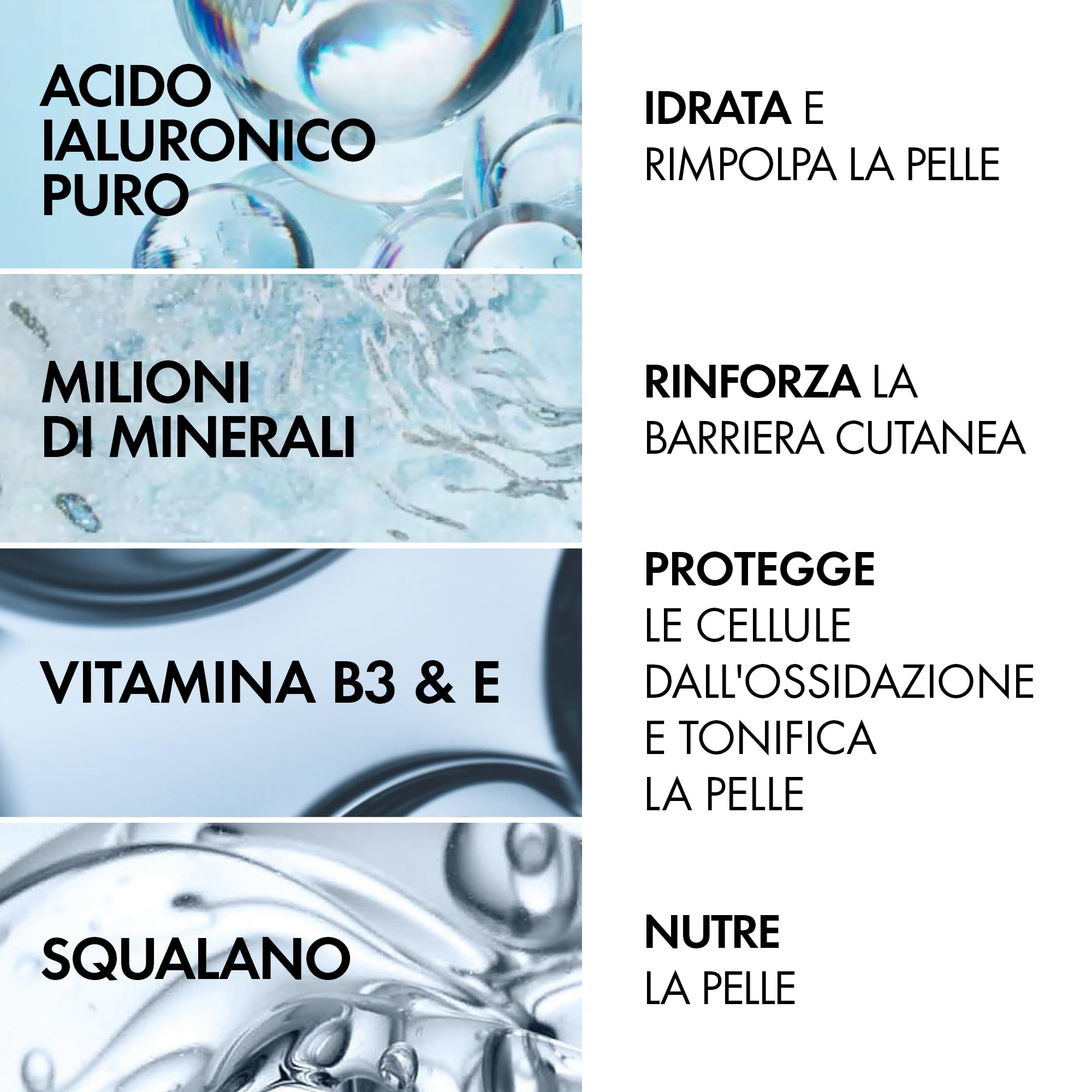 Crema Leggera Idratante Mineral 89 50ml con Acido Ialuronico e Squalene per Pelle Luminosa e Levigata fino a 72 Ore