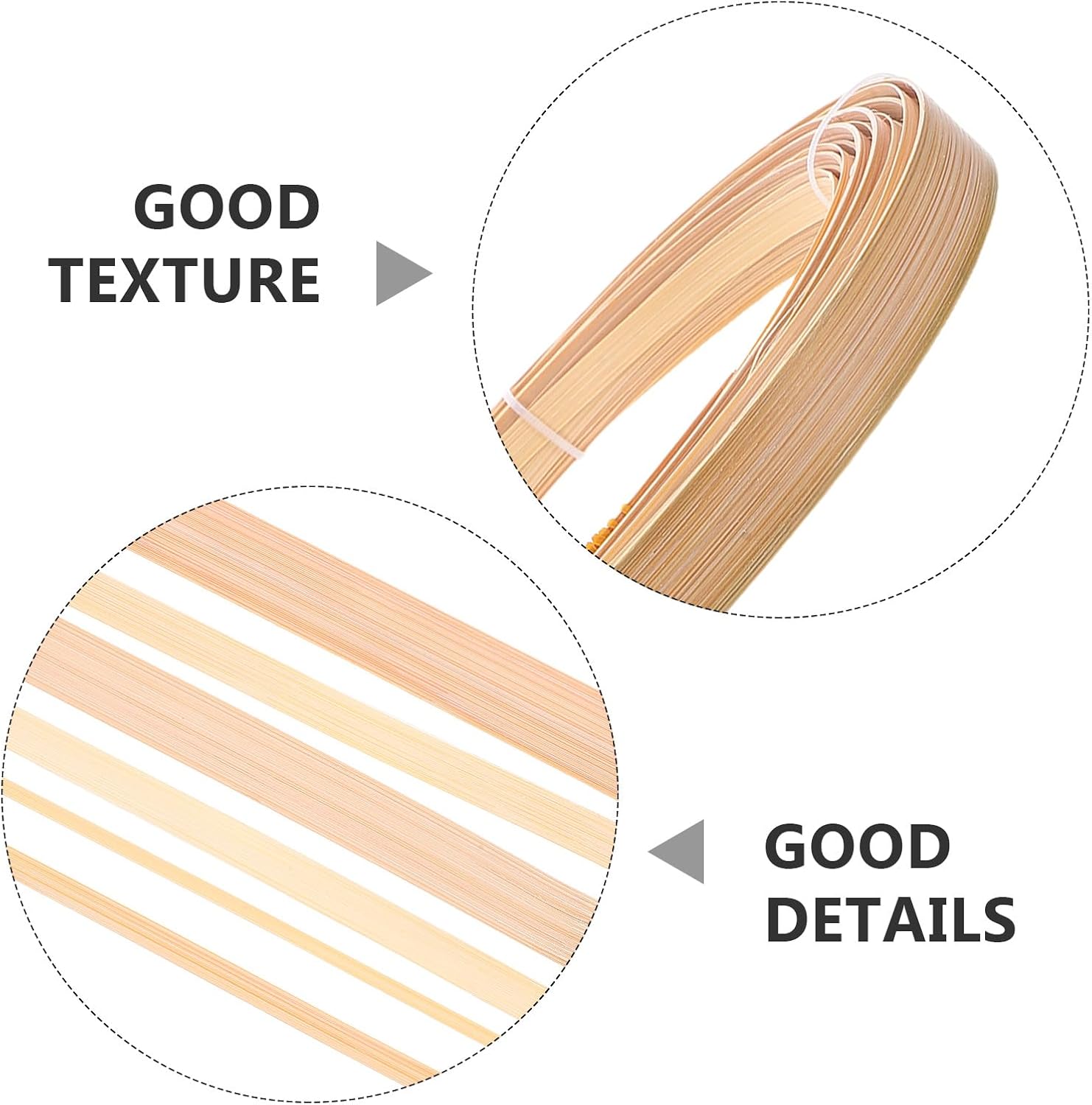 6pcs Basket Weaving Supplies: Weaving Material - Strips - Ideal for Handmade Crafts Flower Basket Arrangement and Wedding Decorations