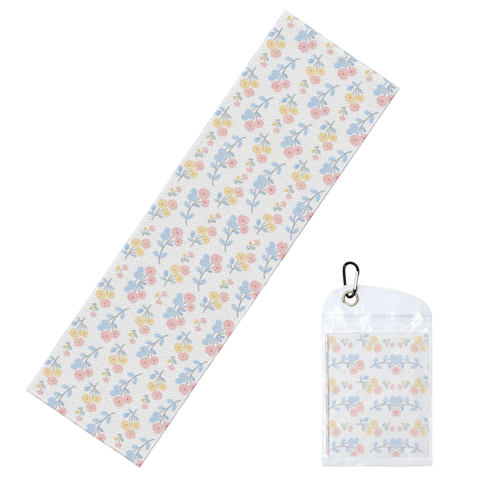 DUYIOKH Pastel Sprigs Print Cooling Towel, Portable Towel for Gym Workout Golf Beach World Cup Sports Hot Weather