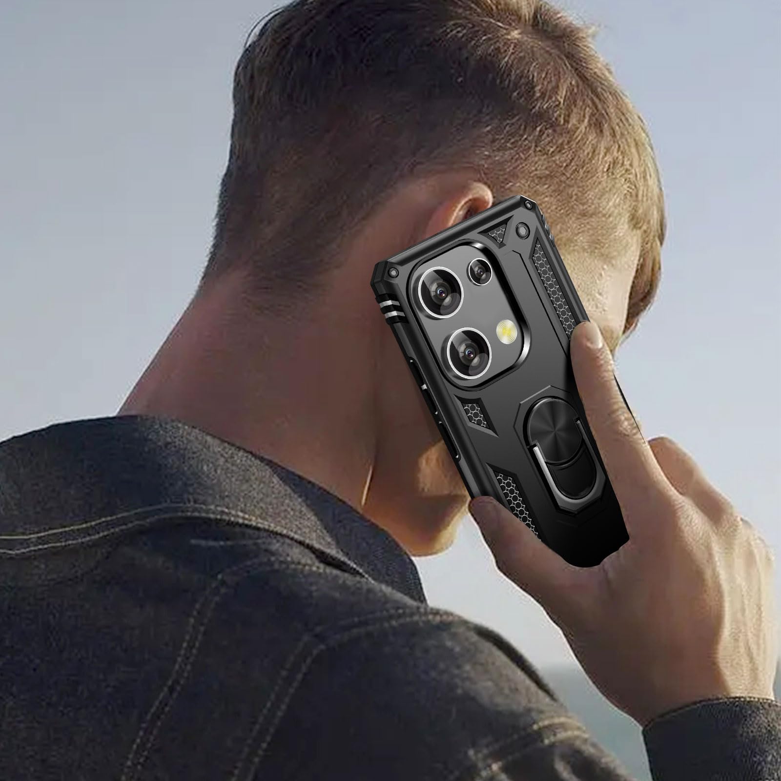 Coque Magnétique pour Xiaomi Redmi Note 13 5G(Pas pour 4G) Compatible avec Magnet, Etui Translucide Matte Arrière Case Antichoc Militaire Protection