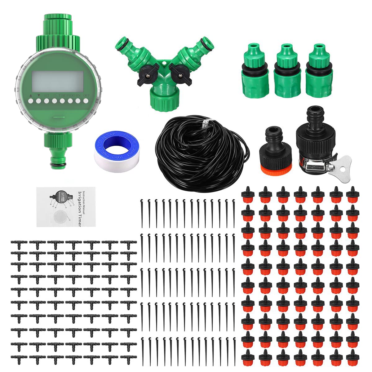 Smart Irrigation 60FT Kit With Timer - Automatic Garden Watering System ...