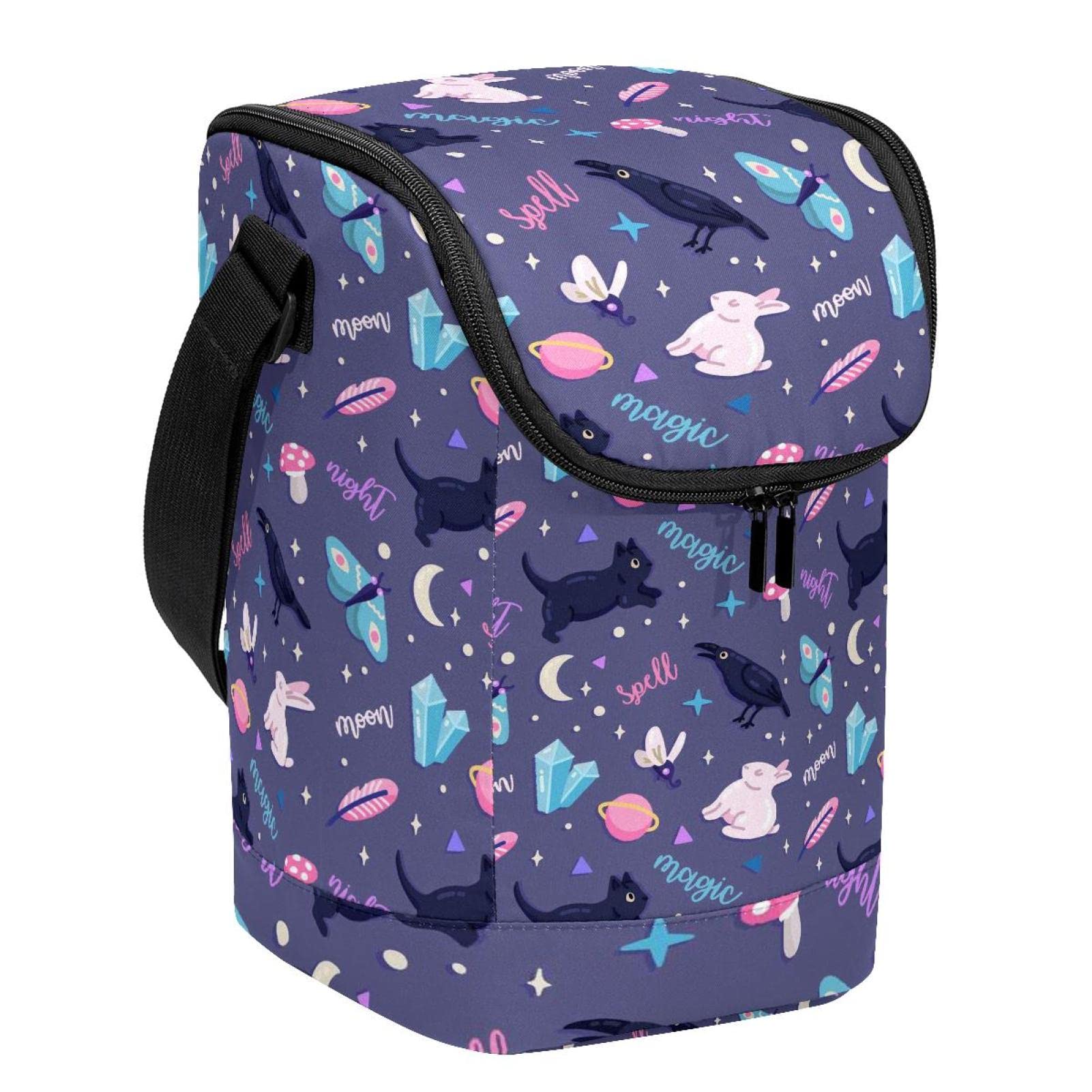 Bolsa de almuerzo de animales morados para picnics y escapadas al aire libre 1