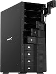 SABRENT Station d'accueil pour disque dur 4 baies, boîtier SSD HDD SATA 2,5 3,5 pouces, boîtier SSD externe + adaptateur secteur, clonage hors ligne, interrupteurs ON/OFF, sans outil, câbles USB de type A et C inclus
