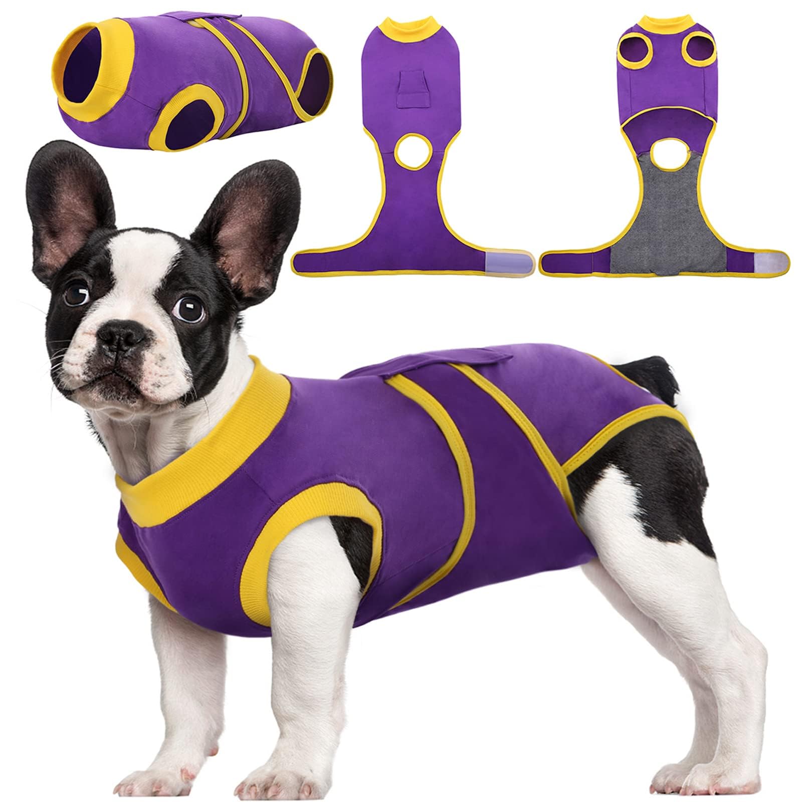 Kuoser Dog Recovery Suit Female, Dog Onesie for Surgery, Female Spay and Male Neuter Onesie for Post-Op Care, Prevent Licking Puppy Onesies — view 45