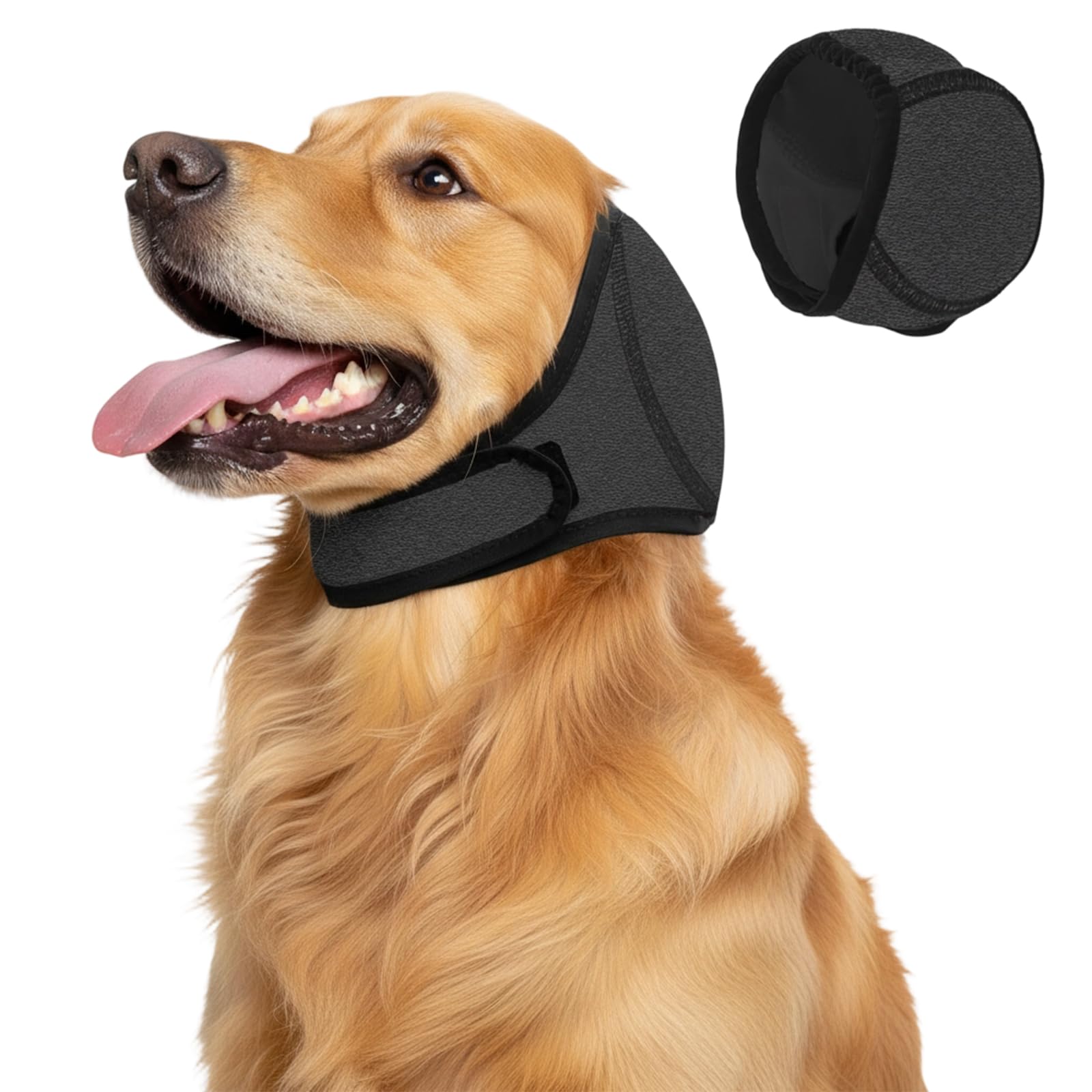 YciVhh Dog Ear Protectors, Dog Ear Defenders Noise Cancelling, Ear Defenders for Dogs, Ear Cover for Dogs During Bath Time, Grooming, Fireworks, Need to provide ear protection for pets in bathing