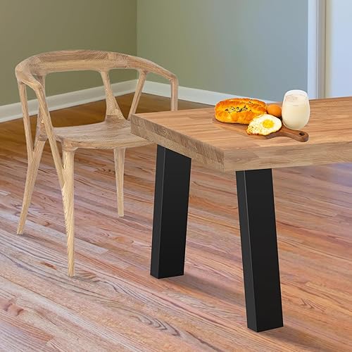 Miniatura 7 de Patas de mesa de 30 pulgadas de alto, patas de escritorio de oficina modernas, hierro resistente y diseño industrial, patas de metal para muebles de