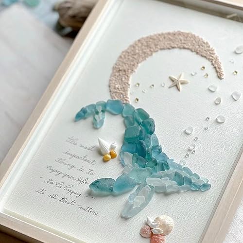 Miniatura 6 de Piezas de vidrio de mar trituradas de vidrio de mar esmerilado, decoración plana de vidrio de mar esmerilado para playa, boda, fiesta, decoración