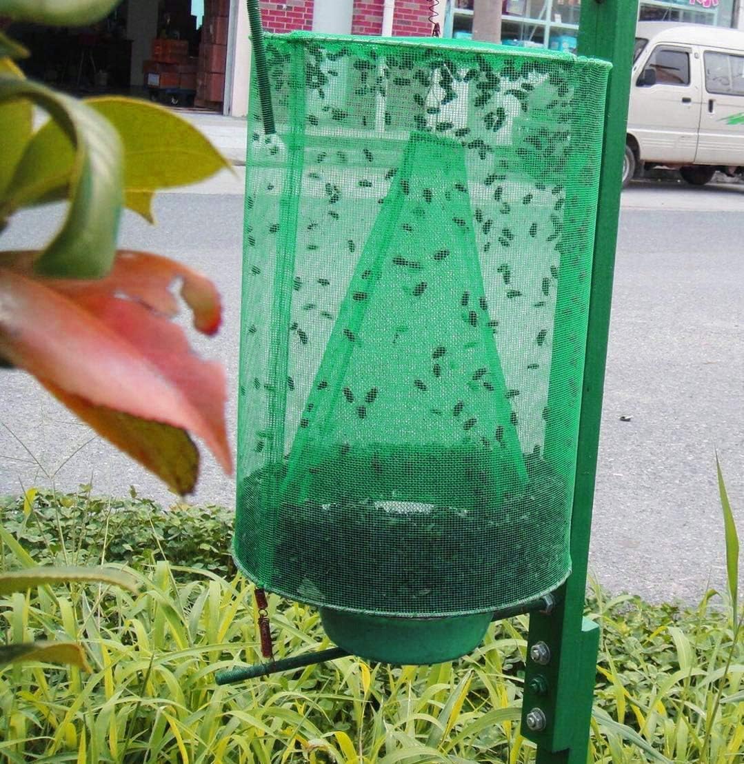 Ckyuna 8 Pack Fly Trap Garden Ranch Orchard Trap,Ranch Fly Trap Flay Catcher, The Most Effective Trap Ever Made with Pots Flay Catcher New Fly Red Drosophila