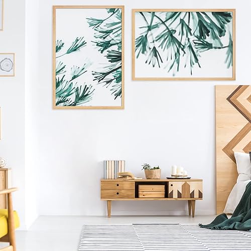 Miniatura 6 de euwazram Marco de fotos de 24 x 36 pulgadas marcos de póster de madera marrón de 36 x 24 pulgadas marcos de fotos conmemorativos panorámicos para