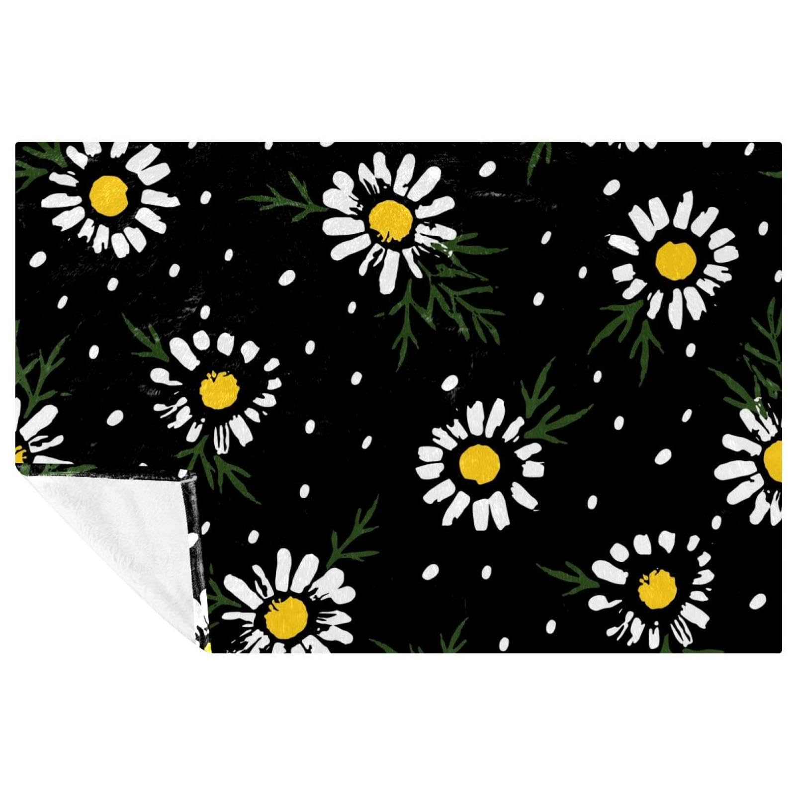 Couverture chaude imprimé floral de qualité supérieure pour embellir votre lit et canapé