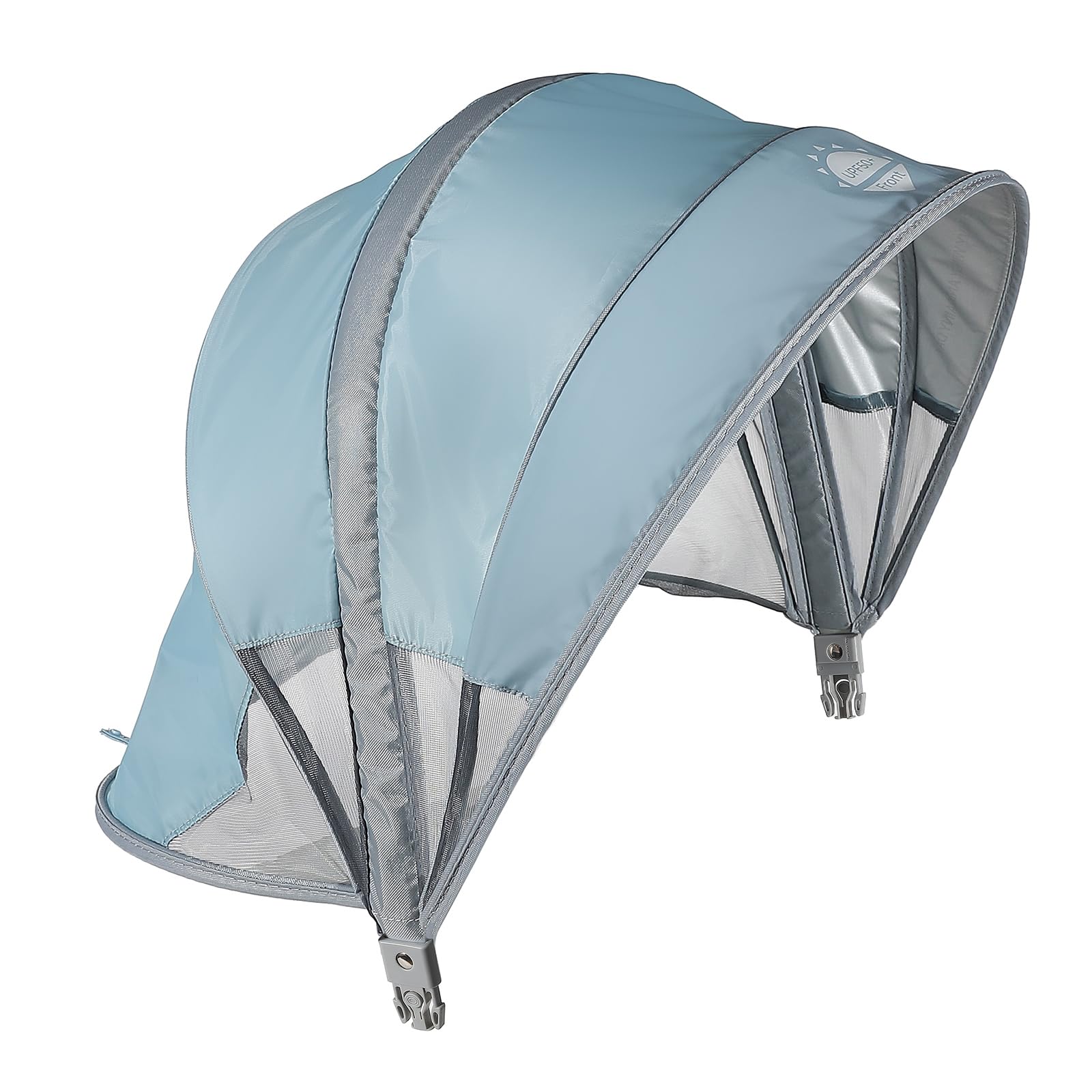 Schwimmring Schnalle Sonnendach Zubehör UPF 50+ Abnehmbar (Blau Schmetterling)
