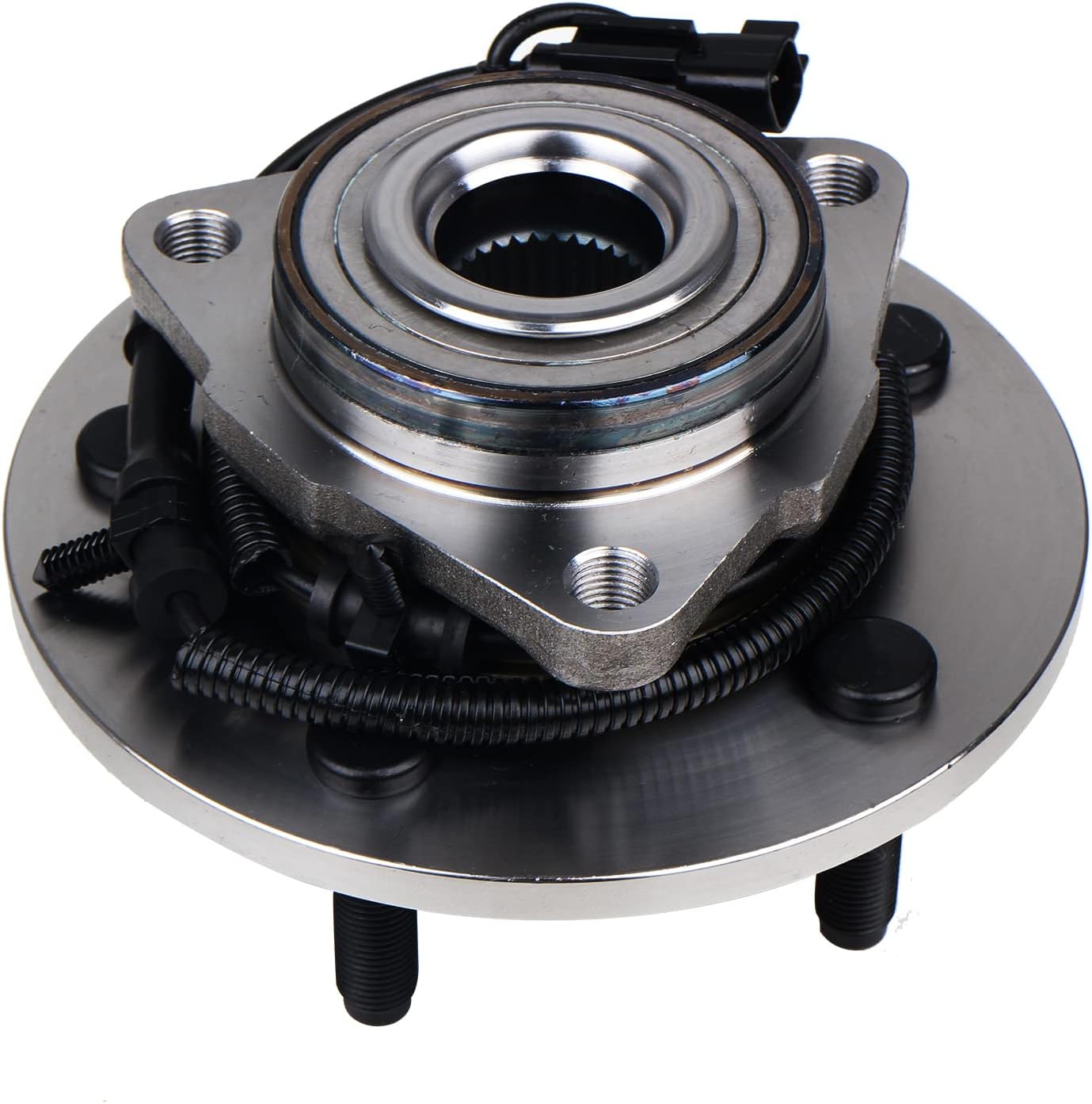 KUSATEC 515151 Front Wheel Bearing and Hub Assembly Compatible with for Ram 1500 2012-2018, for Ram 1500 Classic 2019, 5 Lug Bolts w/ABS