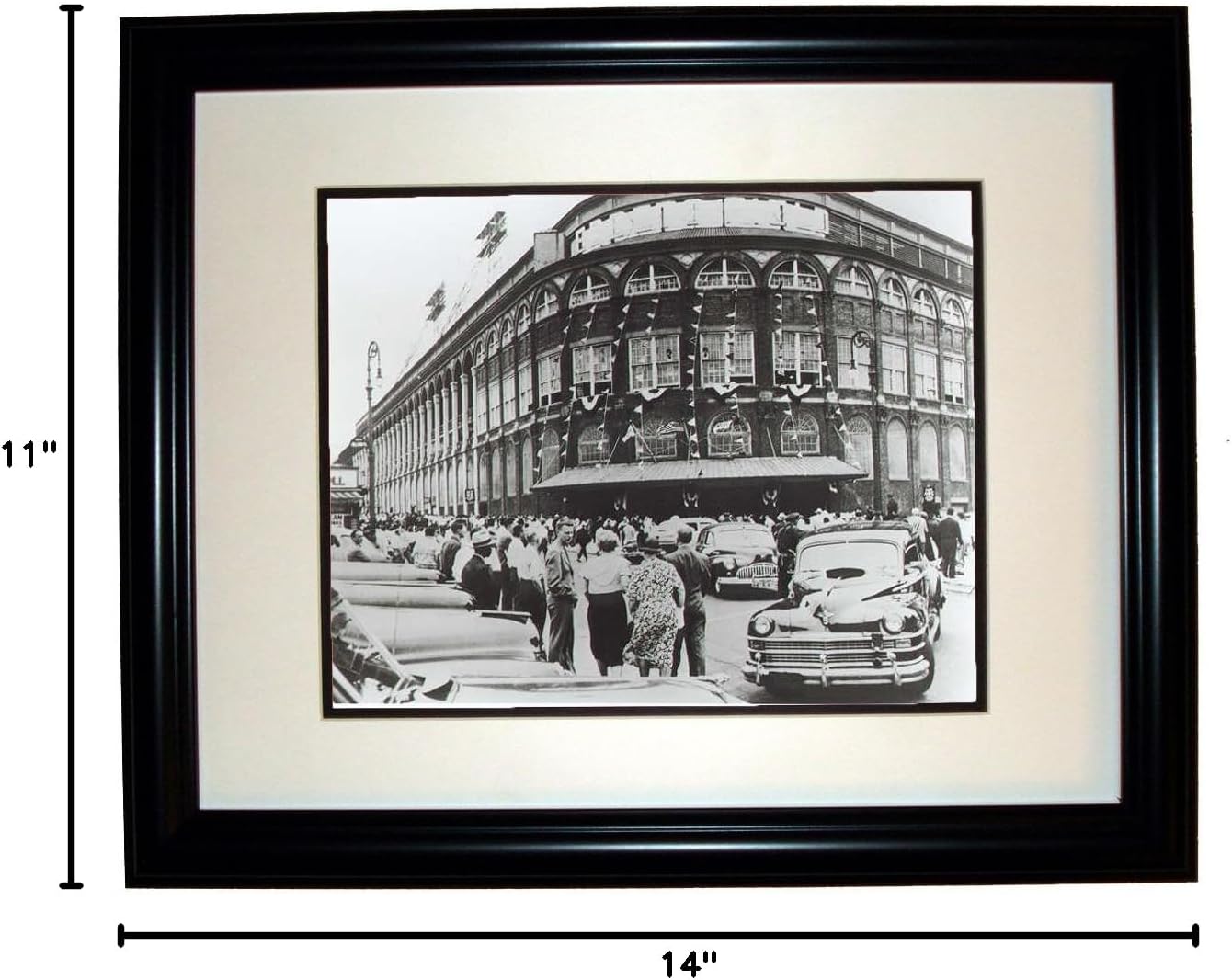 Ebbets Field Brooklyn Dodgers 8x10 Photo in an 11x14 Double Matted Black Frame #10
