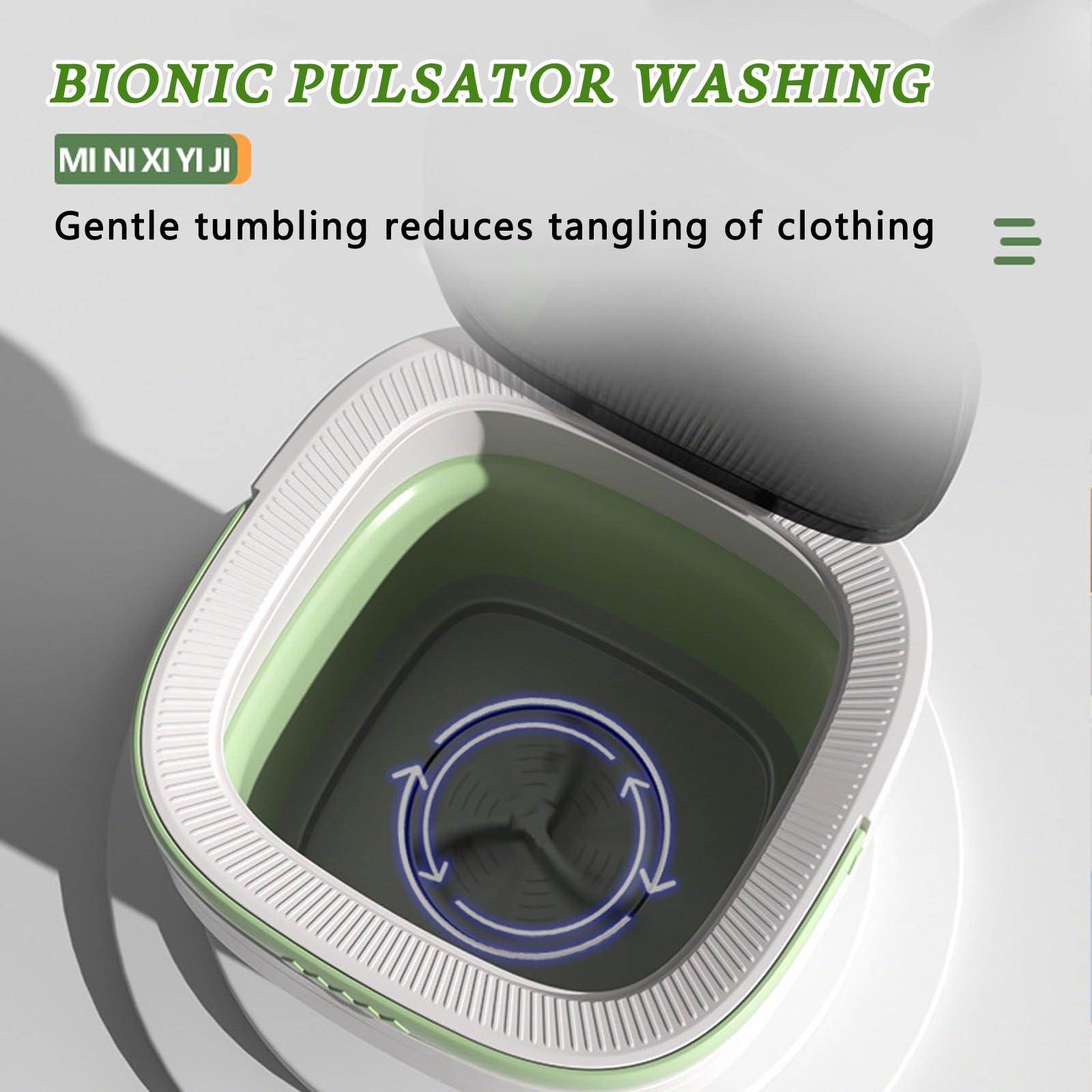 Lavatrice Campeggio Lavatrices da Viaggio Lavatrices Piccola Lavatrice Portatile con Cestello Centrifuga e 3 modalità for Vestiti Calzini e Delicati(Purple)