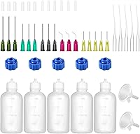 Vista 9 de Botella de pegamento de 30 ml con aplicador de punta de precisión, botella de aguja con punta de 14 ga, 16 ga, 18 ga, 20 ga, 25 ga, aplicador