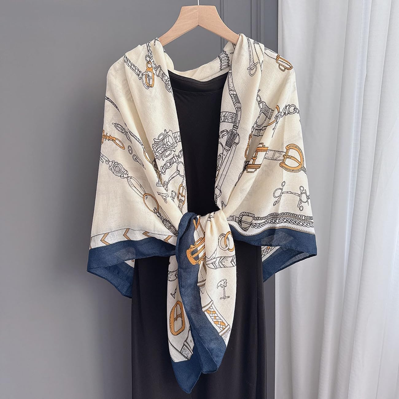 51x51 Inch Large Square Scarf Multi-purpose Fashion Scarves Shawl Sarong Hair Wrapping Scarfs Neck Scarves for Women