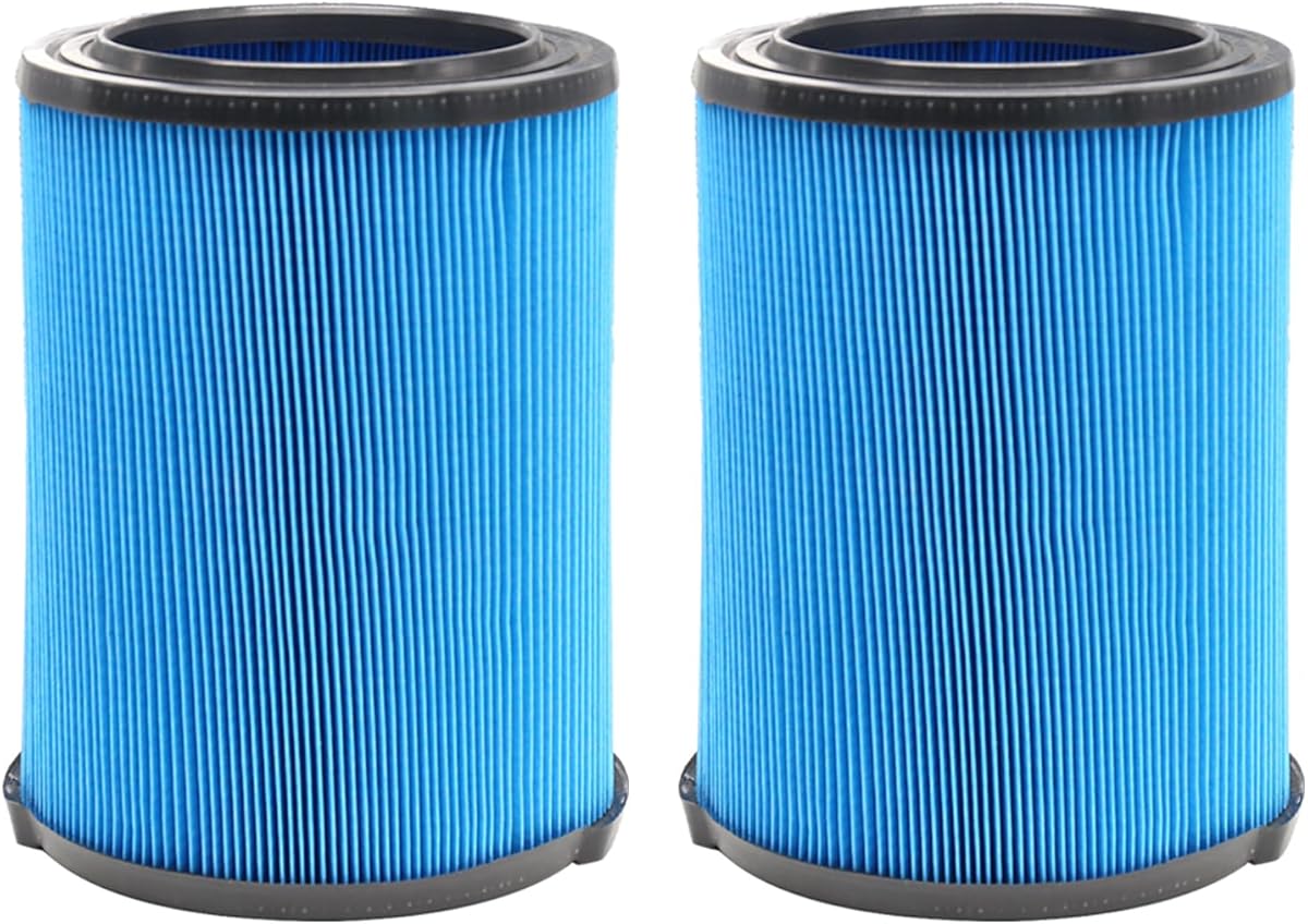 2 Pack VF5000 Replacement Filter for Ridgid for Shop Vac 6-20 Gallon Wet Dry Vacuums, 3 Layer Pleated Vacuum Filter Fits for WD1450 WD0970 WD1270 WD06700 WD1680 RV2400A