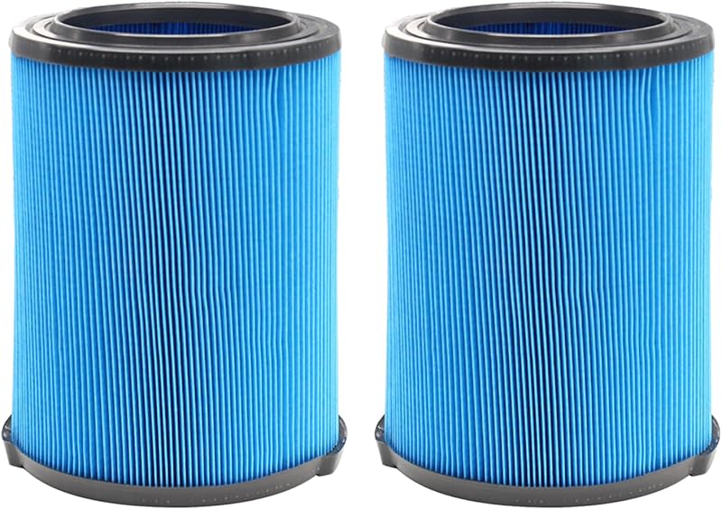 2PK VF5000 Replacement Filter for Ridgid Shop Vac 6-20 Gallon Wet/Dry Vacs | 3 Layer Pleated Vacuum Filter Fits for WD1450 WD0970 WD1270 WD06700 WD1680 RV2400A, Washable and Reusable