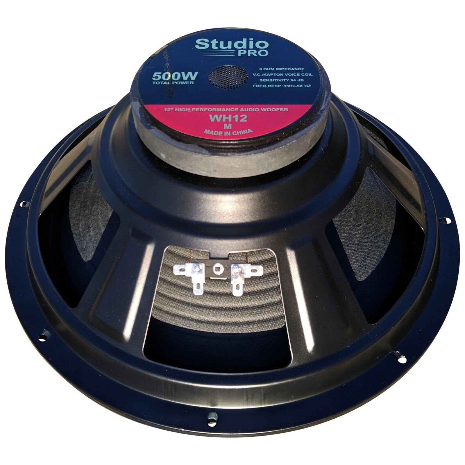 Kit Set para Pyramid WH12 1 Altavoz woofer difusor 30,00 cm 300 mm 12", 250 vatios rms 500 vatios máx, impedancia 8 Ohm, hogar, Fiestas, Discoteca, Fiesta, Karaoke, 1 Pieza