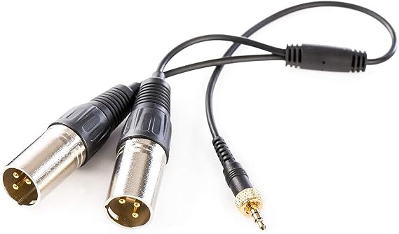 Saramonic SR-UM10-CC1 Microphone Cable Convertor for UwMic9, UwMic10 & UwMic15 Wireless Microphone Systems and Dual-XLR Input